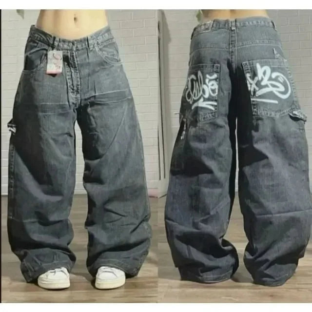 Y2K New Vintage Style Flare Jeans Women Low Waist Stretch Denim Pants With Contrast Waistband Casual Streetwear Trousers